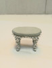 RESALE SHOP - VTG 1:12 Dollhouse Fairy Garden Patio Set- decorated with white mushrooms- OOAK - DASI-PATIOSET-NS7172