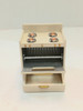 RESALE SHOP - VTG 1:12 Kitchen Countertop with Sink/Cabinets and Electric Range and Oven - DASI-TANKITCHENSET-NS7173