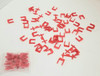 RESALE SHOP - (60) Carrera Evolution Track Connector Clips #85204 HO Scale - MARU-CONNECT-LN6966