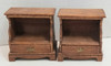 RESALE SHOP - Dollhouse 1:12 Beds and Ladder for Bunkbeds and 2 classic open cabinets - RUMA-BEDSET-LN7229