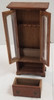 RESALE SHOP - Shackman Dollhouse Gun Curio Cabinet No Guns 1:12 With Misc. Tools - RUMA-CURIO-LN7204