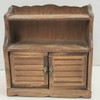 RESALE SHOP - Shackman Miniature Wooden Sideboard Cabinet Double Doors Taiwan 1:12 - RUMA-SIDECAB-LN7201