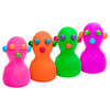 Oakridge NeeDoh Squeeza Bundle - Squeeza Pizza, Groovy Fruit, Sugar Skull Cat & Panic Pete (Assorted Styles & Colors)