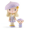 OakridgeStores.com | Djeco - Tinyly Jil & Jerry Tinycar - Figure & Vehicle Playset for Ages 4+, Imaginative Role Play - 06939 3070900069398