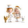 OakridgeStores.com | Djeco - Tinyly Marguerite & Leopold - Bride & Groom Imaginative Role Play Figures for Ages 4+ - 06959 3070900069596