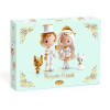 OakridgeStores.com | Djeco - Tinyly Marguerite & Leopold - Bride & Groom Imaginative Role Play Figures for Ages 4+ - 06959 3070900069596
