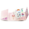 OakridgeStores.com | Djeco - Tinyly Miss Lilypink - Reusable Dress-Up Sticker Book for Ages 4+ - 06980 3070900069800