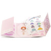 OakridgeStores.com | Djeco - Tinyly Miss Lilyruby - Reusable Dress-Up Sticker Activity for Ages 4+ - 06981 3070900069817