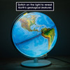 OakridgeStores.com | Thames & Kosmos - Illuminated Geopolitical Globe - 10 inch, LED, USB-C Powered - 673025 814743019935