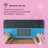 OakridgeStores.com | Gyre & Gimble - Student Laptop Gidget (Gray) - Silicone Sensory Mat for Chromebooks - SLG-101-GRY 198168733257