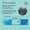 OakridgeStores.com | Gyre & Gimble - Student Laptop Gidget (Gray) - Silicone Sensory Mat for Chromebooks - SLG-101-GRY 198168733257