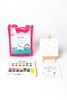 OakridgeStores.com | Tiny Easel - Mini Unicorn Art Kit - Watercolor Set with Case - 5578 860011055785