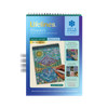OakridgeStores.com | Lifelines - FlowArt: Dot-by-Letter, Majestic Earth (Metallic) - Guided Dot Art Pad w/ Metallic Markers - 16-3300 810076214863