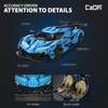 OakridgeStores.com | Thin Air Brands - CaDA Helios V12 Sports Car Building Kit - 1:8 Hypercar Model for Ages 14+, 3,865 pcs - C267 850080672679