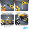 OakridgeStores.com | Thin Air Brands - CaDA Mobile Crane Building Kit - 658 pcs Construction Truck with Telescopic Arm, Rotating Crane - C273 850080672730