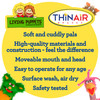 OakridgeStores.com | Thin Air Brands - Living Puppets Grif the Black Dog 12 inches - Plush Hand Puppet - LP981 850055629813