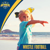 OakridgeStores.com | Thin Air Brands - Anywhere Sports Soft Foam Whistle Football - 12-Inch Kid Size, Bright Yellow & Silver Trim, Ages 5+ - TAB934 850055629349