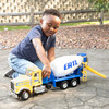 OakridgeStores.com | Tomy - Big Farm Peterbilt Cement Mixer Truck - 1:16 Lights & Sounds, Rotating Drum - Ages 3+ - 47601 036881476016