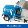 OakridgeStores.com | Tomy - Big Farm Peterbilt Model 367 Dump Truck - 1:16 Lights & Sounds, Blue - Ages 3+ - 47602J 036881476023