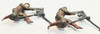 OakridgeStores.com | RESALE SHOP - Set of 2 Unbranded Kneeling WW1 Lead Figurines - LRBR-2KNEELING-U7630