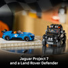 OakridgeStores.com | LEGO - Speed Champions Jaguar Project 7 & Land Rover Defender - Building Set for Ages 10+ - 77264 673419424806