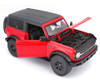 OakridgeStores.com | Maisto - 1/18 2021 Ford Bronco Wildtrak Two Door in Red - Diecast Model SUV - 31456R 090159314561