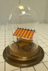 OakridgeStores.com | RESALE SHOP - VTG OOAK Vendor Cart Diorama - looks like 1:32 scale- comes in glass dome - BABE-VENDOR-NOB7579
