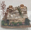 OakridgeStores.com | RESALE SHOP - VTG OOAK 1:100 Woodland House In Display Case- artisan made - BABE-WOODLAND-NOB7569