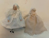 OakridgeStores.com | RESALE SHOP - VTG 1:12 Handmade Girl Dolls (2) for Child's Toy- sold as pair - comes in case - BOST-GIRLWITHDOLL-NS7424