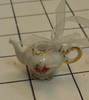 OakridgeStores.com | RESALE SHOP - Unbranded 1:12 Porcelain Teapot w Rose Design 2003 HMK - BOST-ROSE-LN7515