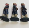 OakridgeStores.com | RESALE SHOP - VTG Unbranded 3 Navy Military Blue Lead Figures w Rifle 2" tall - LRBR-3NMBL-U7607
