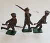 OakridgeStores.com | RESALE SHOP - VTG Unbranded 3 Soldiers with rifles -1 Standing and 2 Charging 2" tall - LRBR-3SSC-U7609