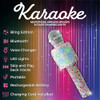OakridgeStores.com | Wireless Express - Sing-Along Bling Bluetooth Karaoke Microphone - LED Lights, Voice Effects, Built-In Speaker - SABCONF 850030392879