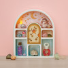 OakridgeStores.com | BRIGHT STRIPES - Wish*Craft Paint A Curio Shelf - Plaster Painting Kit - 2022 810169161258