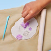 OakridgeStores.com | BRIGHT STRIPES - Flower Power Pottery - Air-Dry Clay Craft Kit - 2086 768351573412