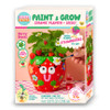 OakridgeStores.com | BRIGHT STRIPES - Paint & Grow - Strawberry - Ceramic Painting & Gardening Kit - BT-G01 810169160404