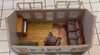 OakridgeStores.com | RESALE SHOP - Artisan- made Single Room White Home w/ Upright Piano 1:48 - BABE-WHITEHOME-NOB7580
