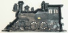 OakridgeStores.com | RESALE SHOP - 11"x 6" Metal Cast Iron Locomotive Train Door Stop Single-sided - STORE-LOCOSTOP-LN8646
