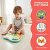 OakridgeStores.com | Hape - Pixel Piano - Interactive First Piano w/ Lights, 9 Keys & 3 Play Modes for Ages 1+ - E0635 6943478045453