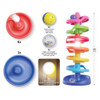 OakridgeStores.com | Quercetti - Spiral Tower Brightball - Stacking Ball Run Toy w/ Light-Up Ball for Ages 12 months+ - 6499 8007905064993