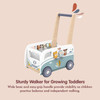 OakridgeStores.com | Speedy Monkey - Van Multi-Activity Walker - Wooden Push Toy & Shape Sorter for Ages 1+ - SP1045 850047013866
