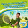 OakridgeStores.com | Toysmith - Get Outside GO! Bashminton - 2-Player Outdoor Racket Game w/ Bouncy Birdie for Ages 5+ - 2027 085761234734