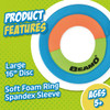 OakridgeStores.com | Toysmith - Mini Beamo 16 in Flying Hoop - Soft-Catch Outdoor Flying Disc for Ages 5+ - 6134 085761180758
