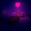 OakridgeStores.com | Incredible USA - Heart - 13 x 12.5 x 0.8 in LED Neon Light Sign, USB Powered, Adhesive Hooks Included - TOY33069USA 834249003696