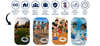 Disc GO! - Red White Blue 9 Disc Game Pack - Mini Silicone Disc Toss Game - OG-RWB