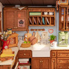 OakridgeStores.com | ROBOTIME - Baking Kitchen - DIY Miniature House Kit - 1:18 Scale Dollhouse Miniature - DG172 6946785123821