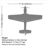 OakridgeStores.com | HOBBY ZONE - P-51D Mustang 450mm RTF - with SAFE, 2 Flight Batteries Included - 1251 660132934743