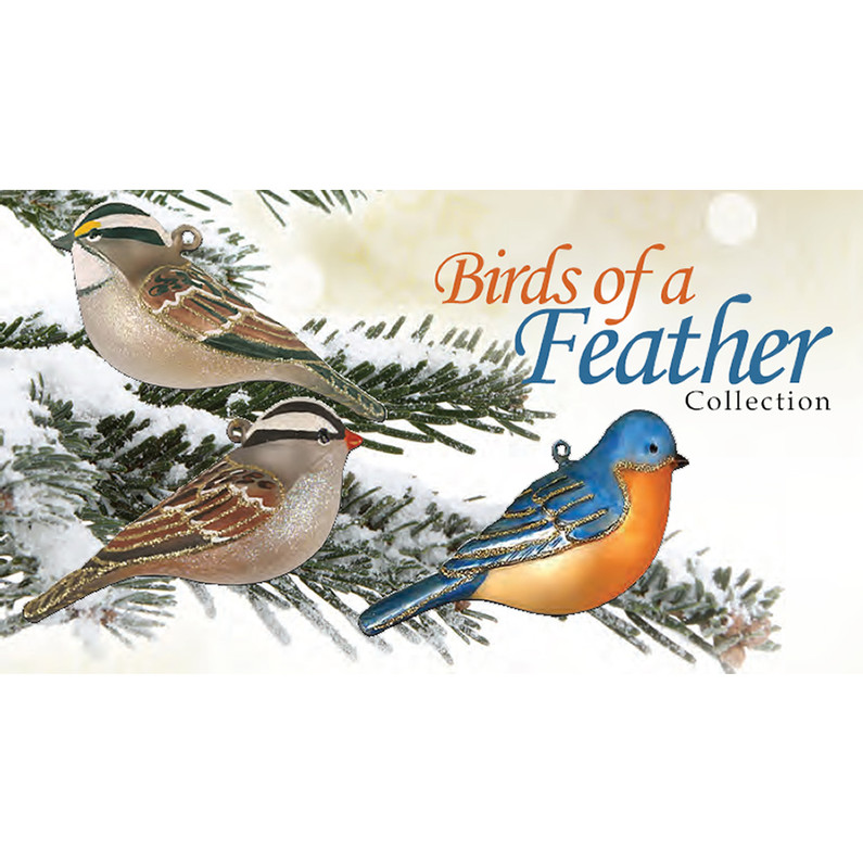 Great For Your Christmas Tree: Nature Artist Russell Cobane's Hand Painted Glass Bird Ornaments