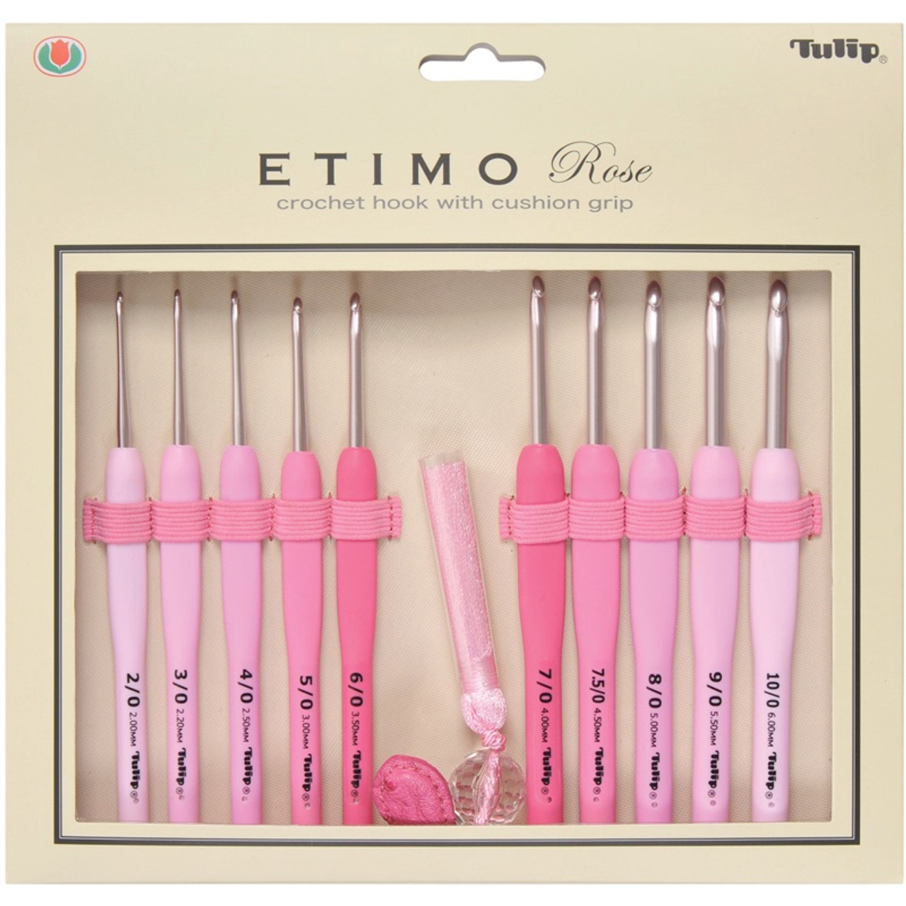 Tulip Needle TEL-001E Etimo Rose Lace Crochet Hook Set