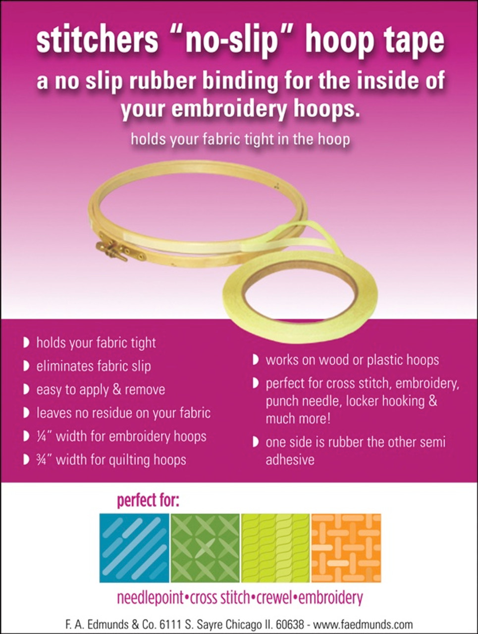 Buy the Edmunds - Wood Embroidery Hoop 6 - (202-1515) 715627102159 on SALE  at www.